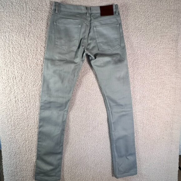 Gustin Skinny Fit Jeans Monster Bedford Corduroy 5 Pocket Pants Blue Grey 30x34 - Picture 3 of 15